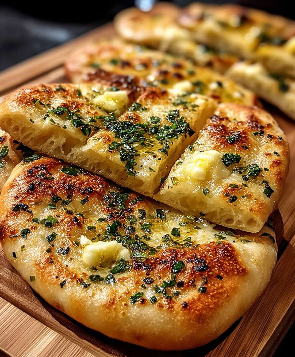 Knoblauch Fladenbrot Airfryer