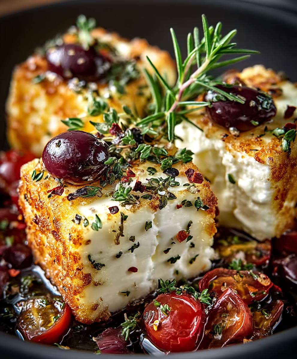 Airfryer Feta Knuspermantel