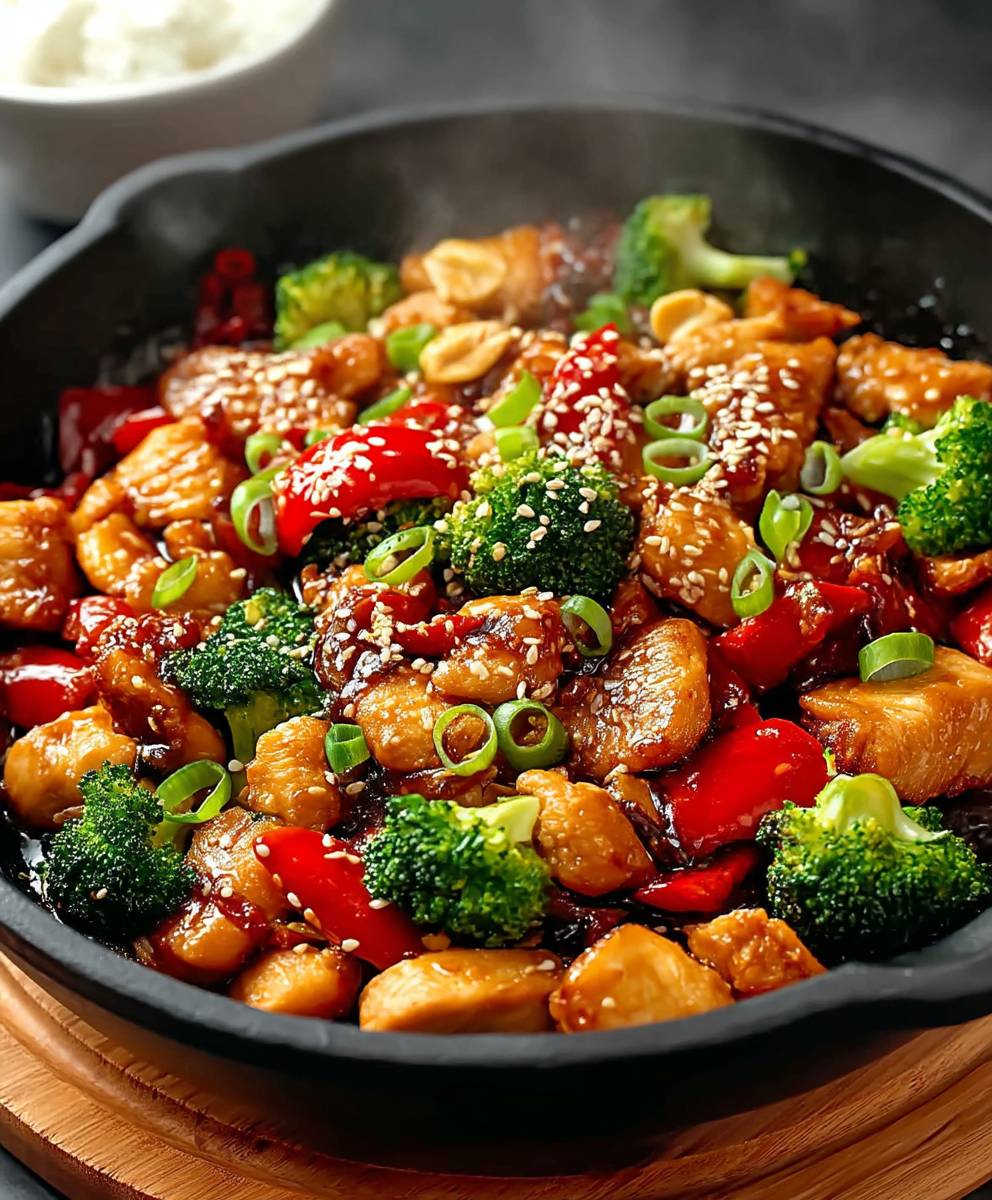 Teriyaki Hähnchenpfanne gesund