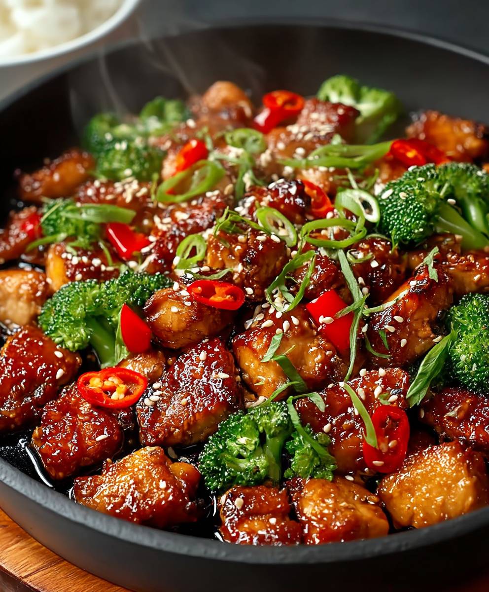 Teriyaki Hähnchenpfanne gesund