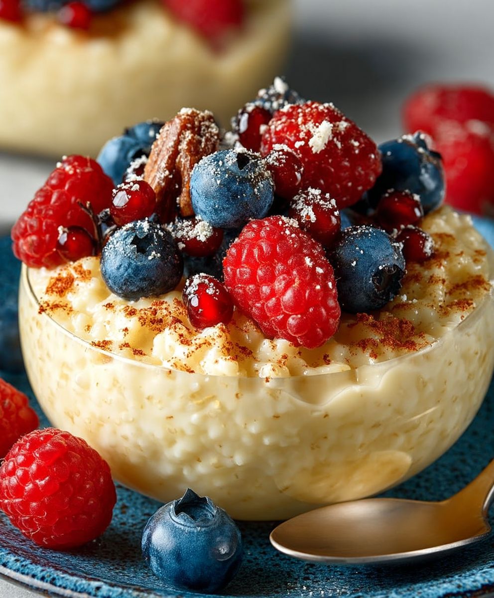 Vanillepudding Haferflocken