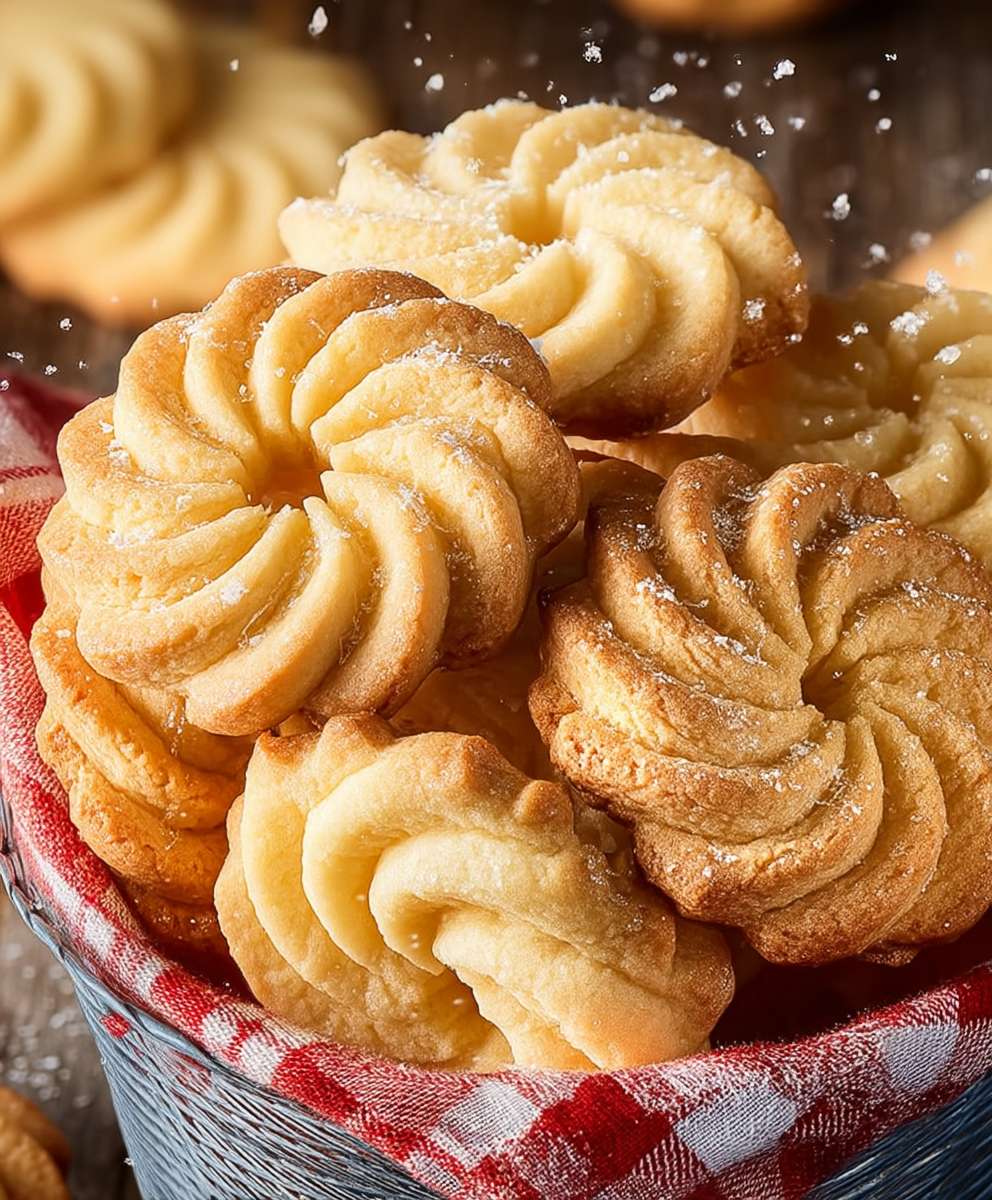 Dänische Butterkekse backen