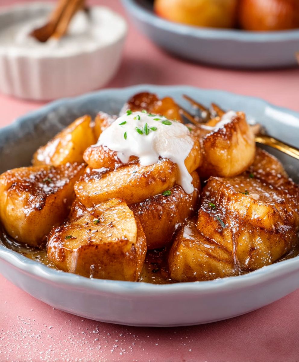 Heißluftfritteuse Gebackene Äpfel
