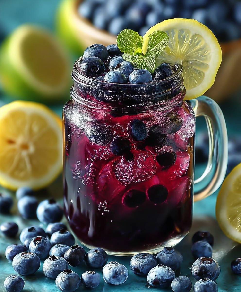 Blaubeerlimonade selber machen
