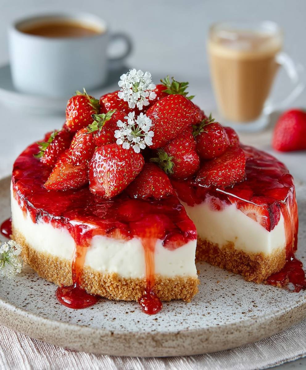 Erdbeerkuchen ohne Backen einfach