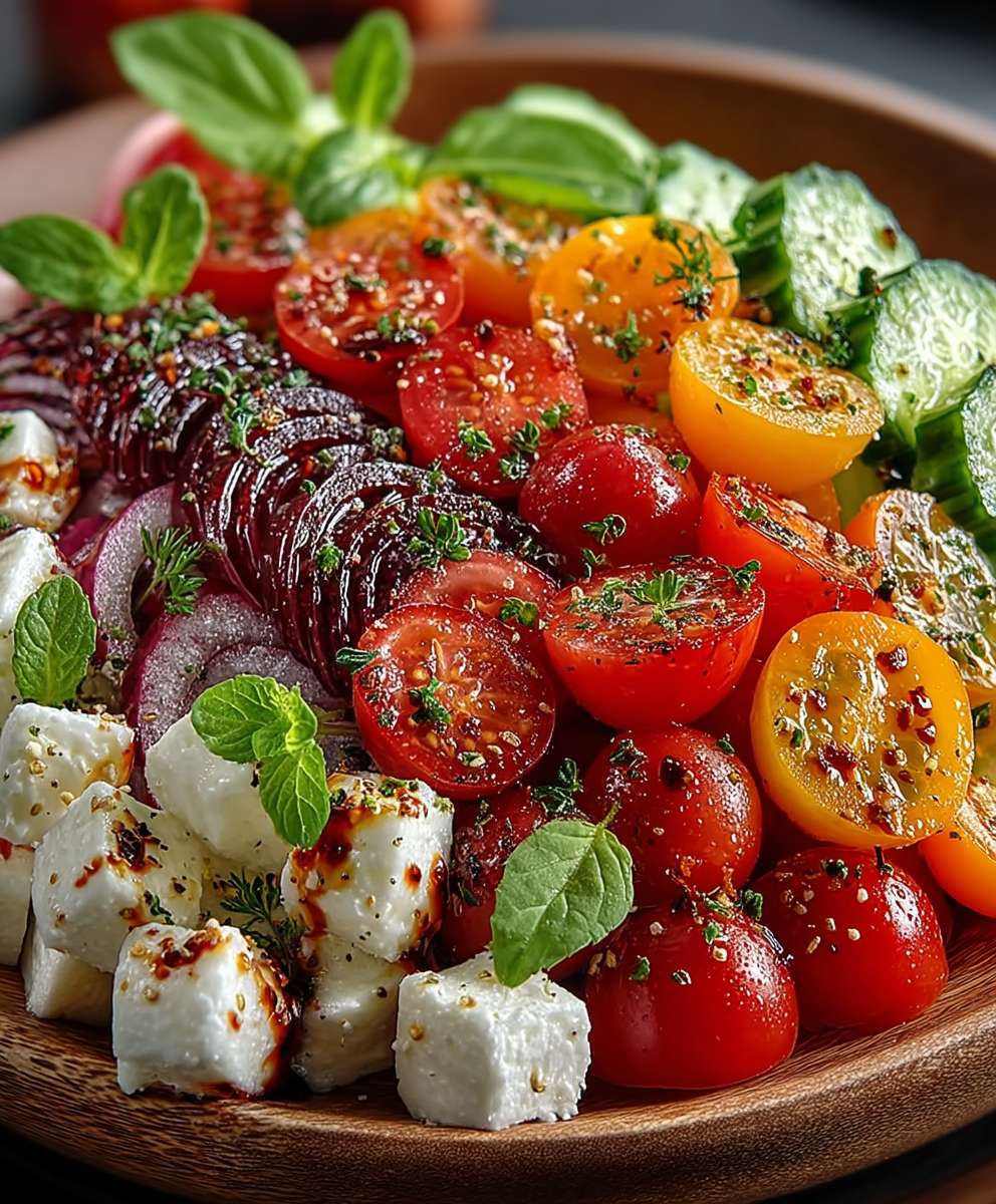Sommersalat mit Tomaten