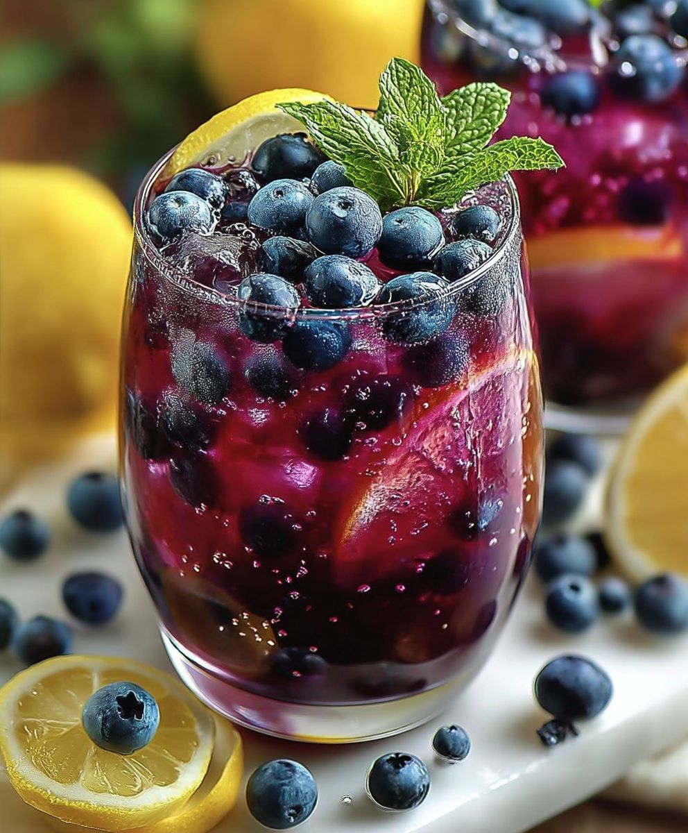 Blaubeerlimonade selber machen