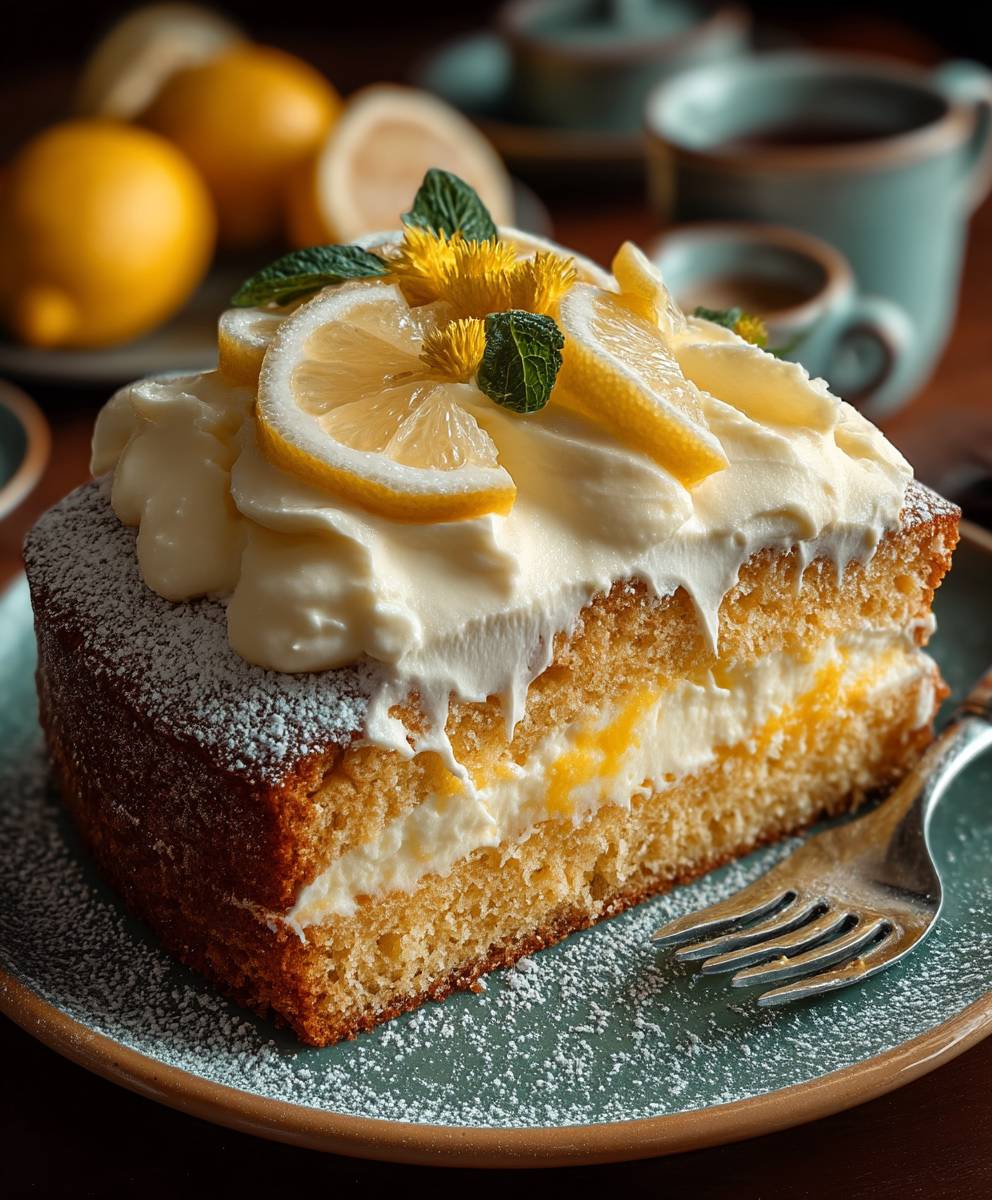 Limoncello Mascarpone Kuchen backen
