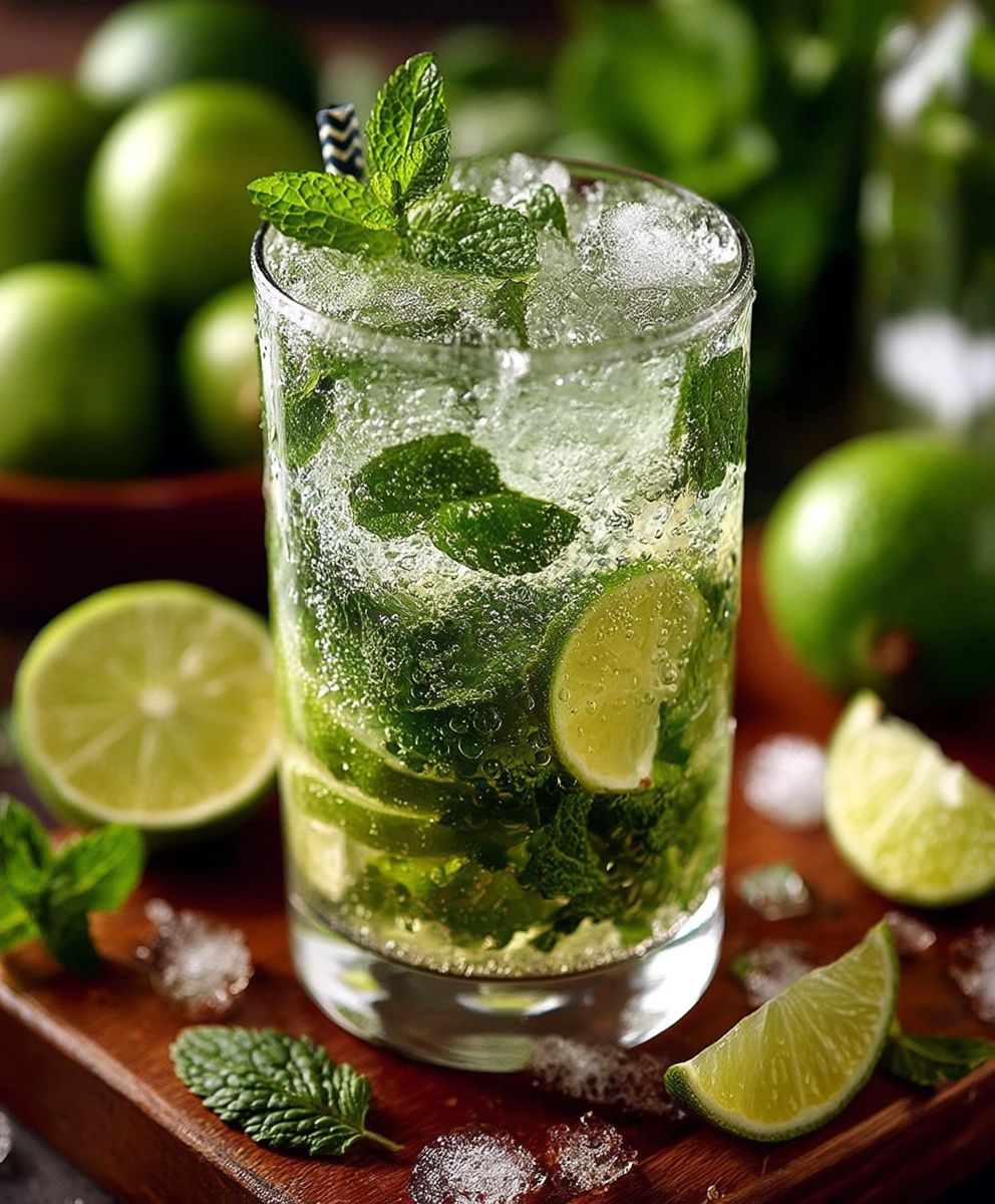 Alkoholfreier Mojito Cocktail selber machen