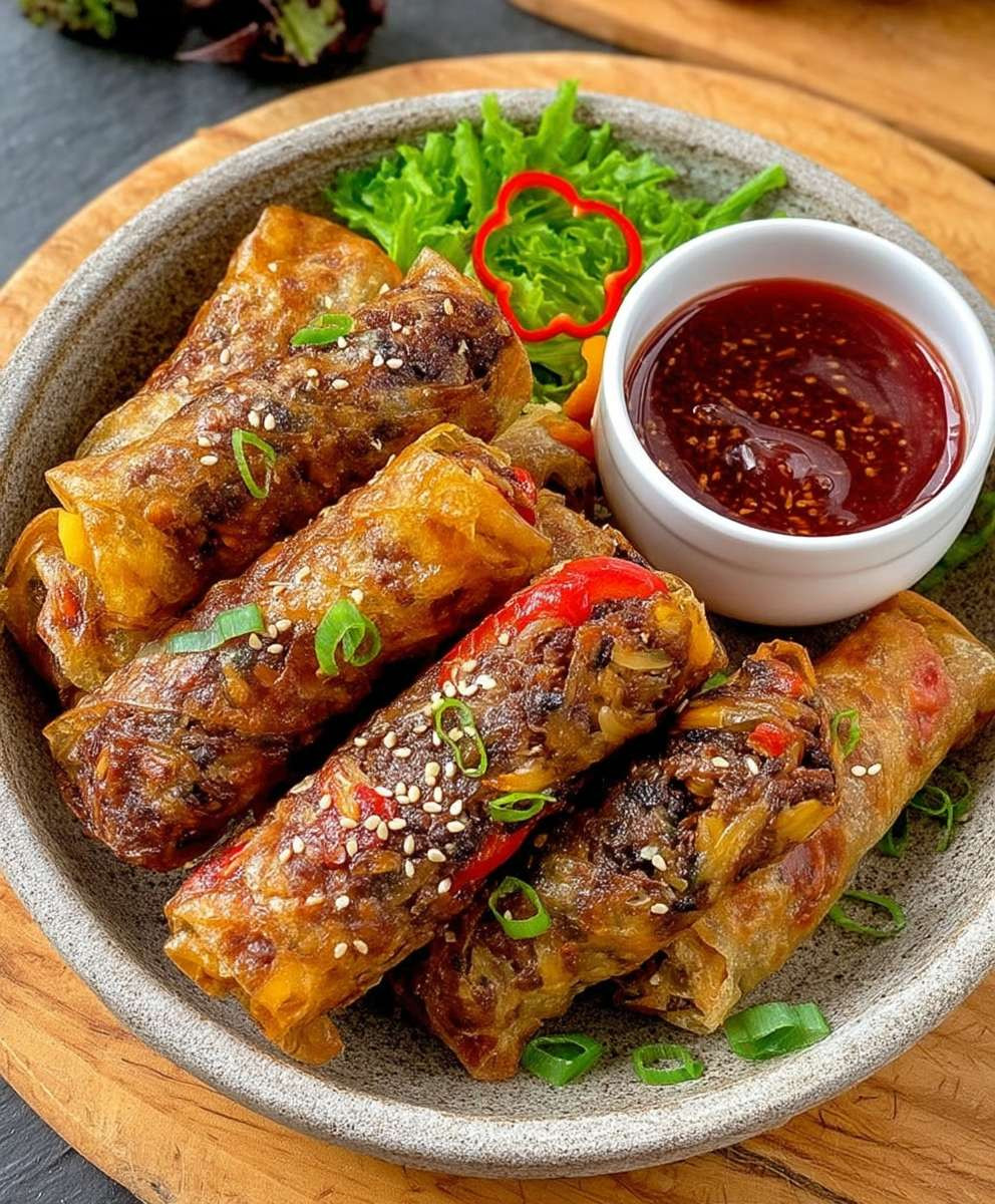 Airfryer Frühlingsrollen knusprig einfach