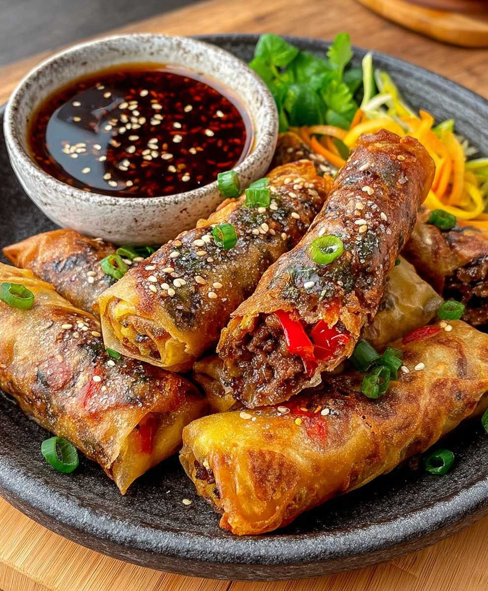 Airfryer Frühlingsrollen knusprig einfach