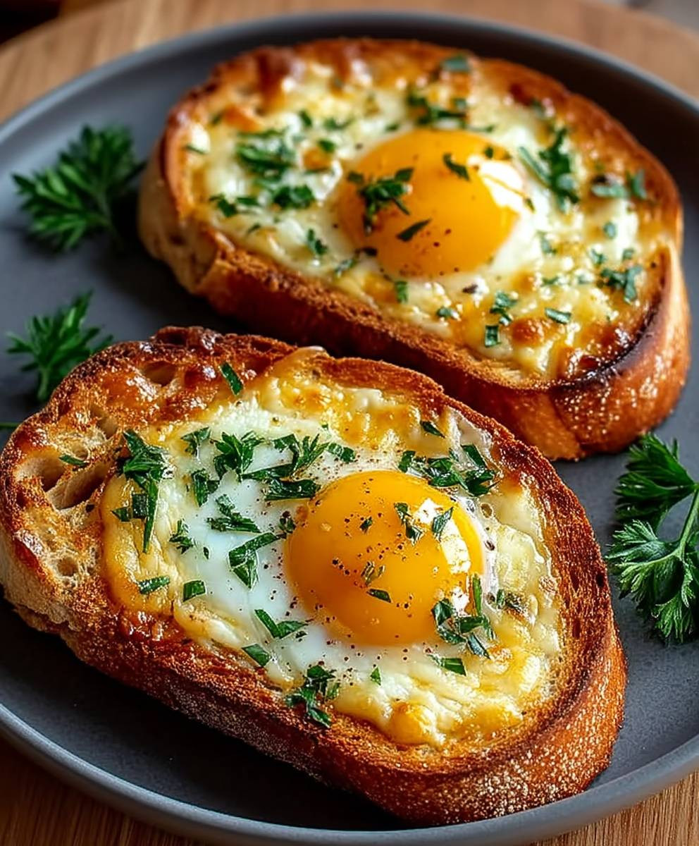 Ei Käse Toast Frühstück
