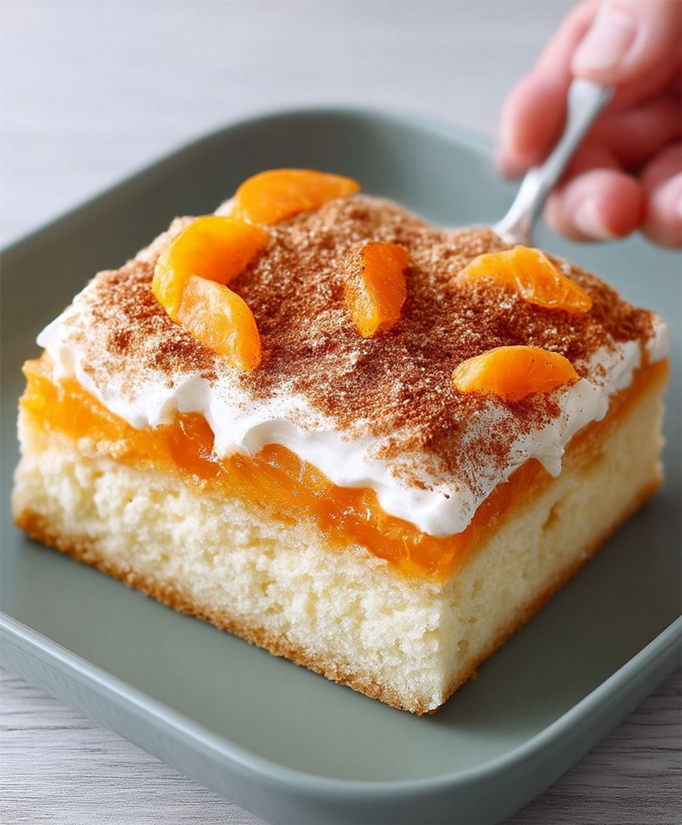 Veganer Fantakuchen Mandarinen Schmand