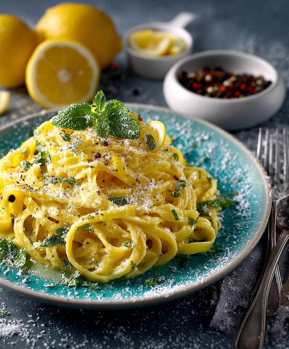 Pasta al Limone einfach zubereiten