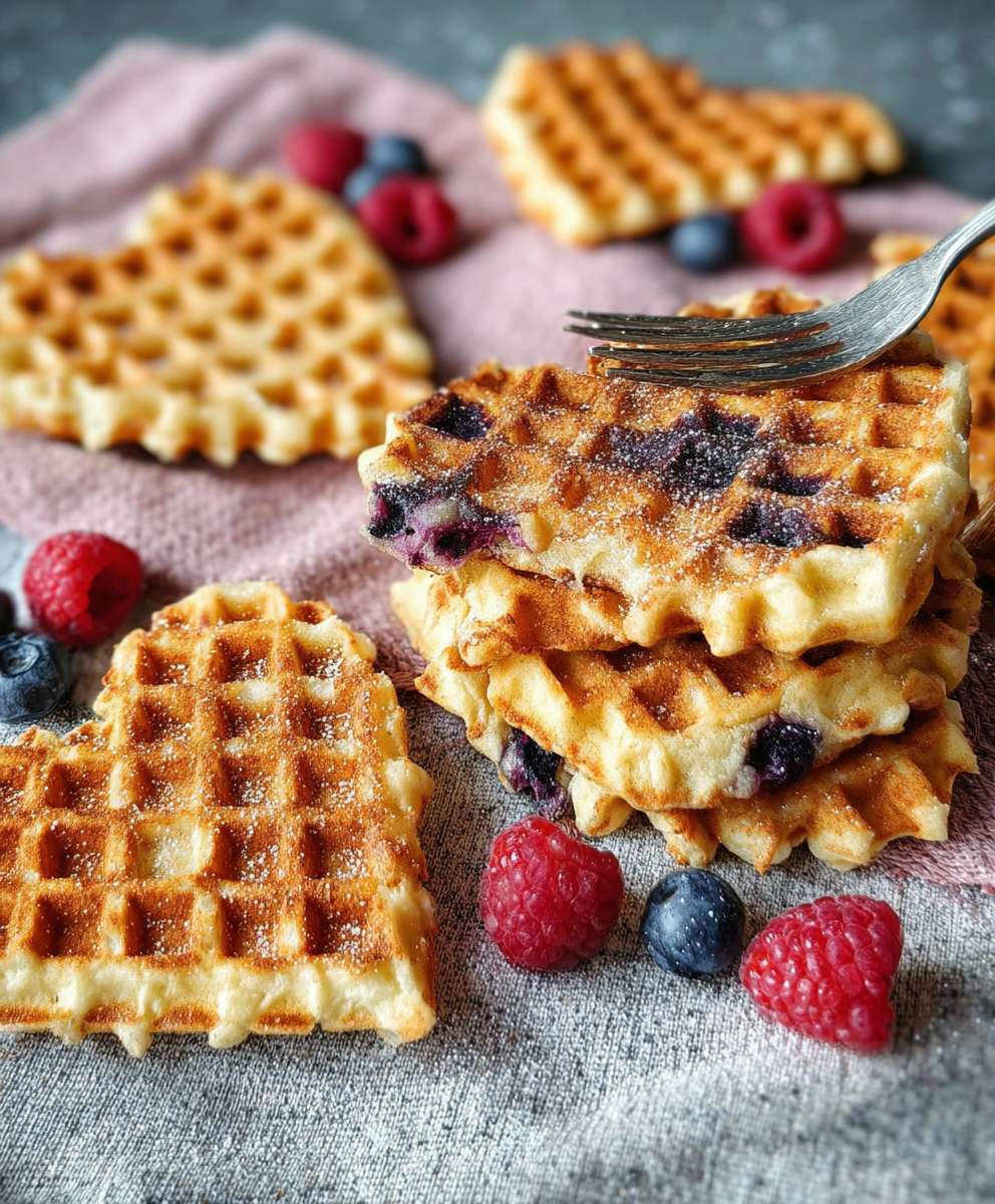 Zuckerfreie Bananenwaffeln für Kinder