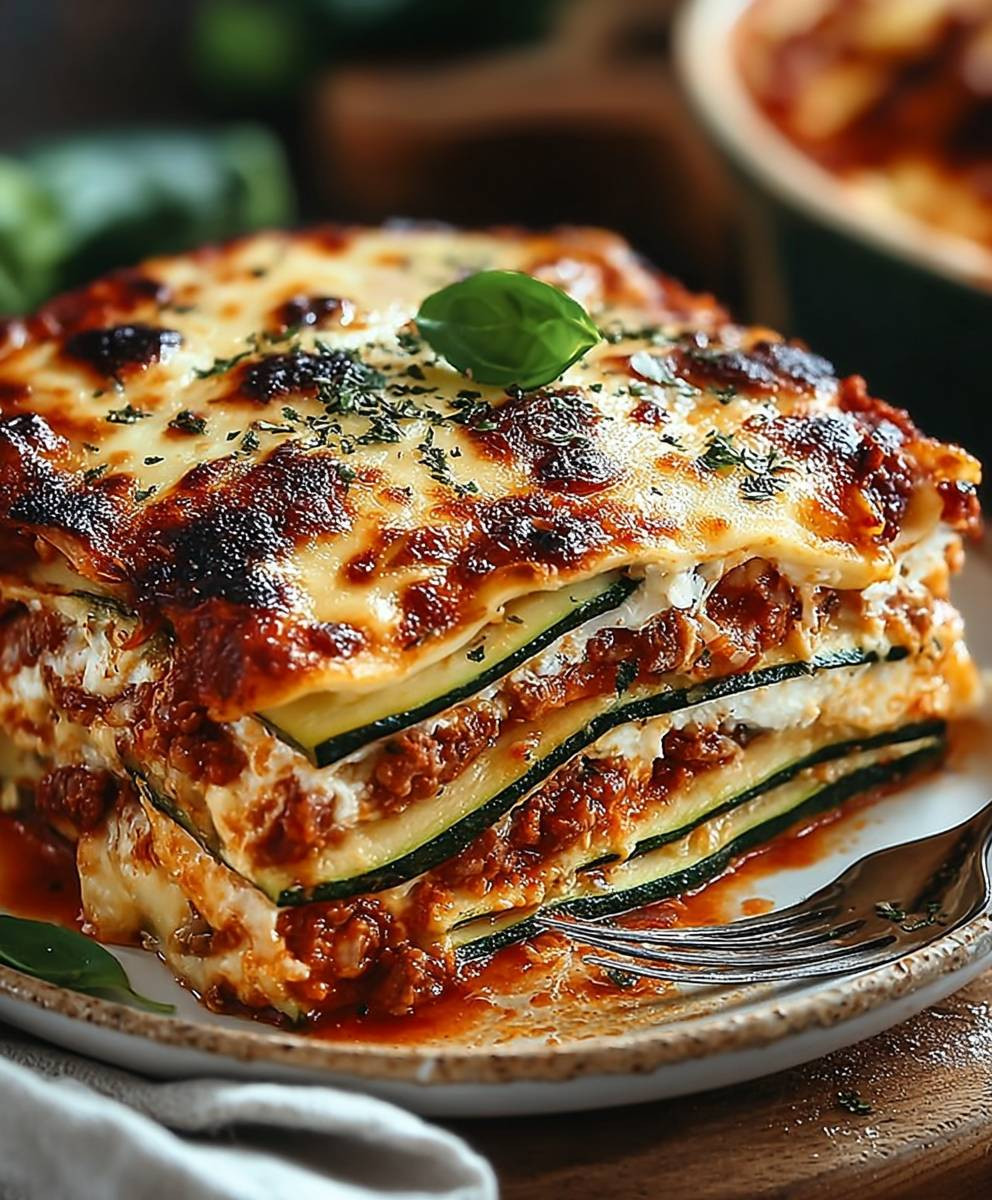 Zucchini Lasagne selber machen