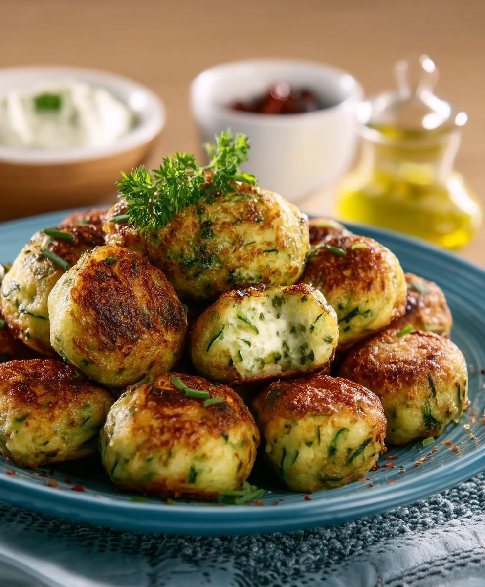 Zucchini Bällchen griechische Art