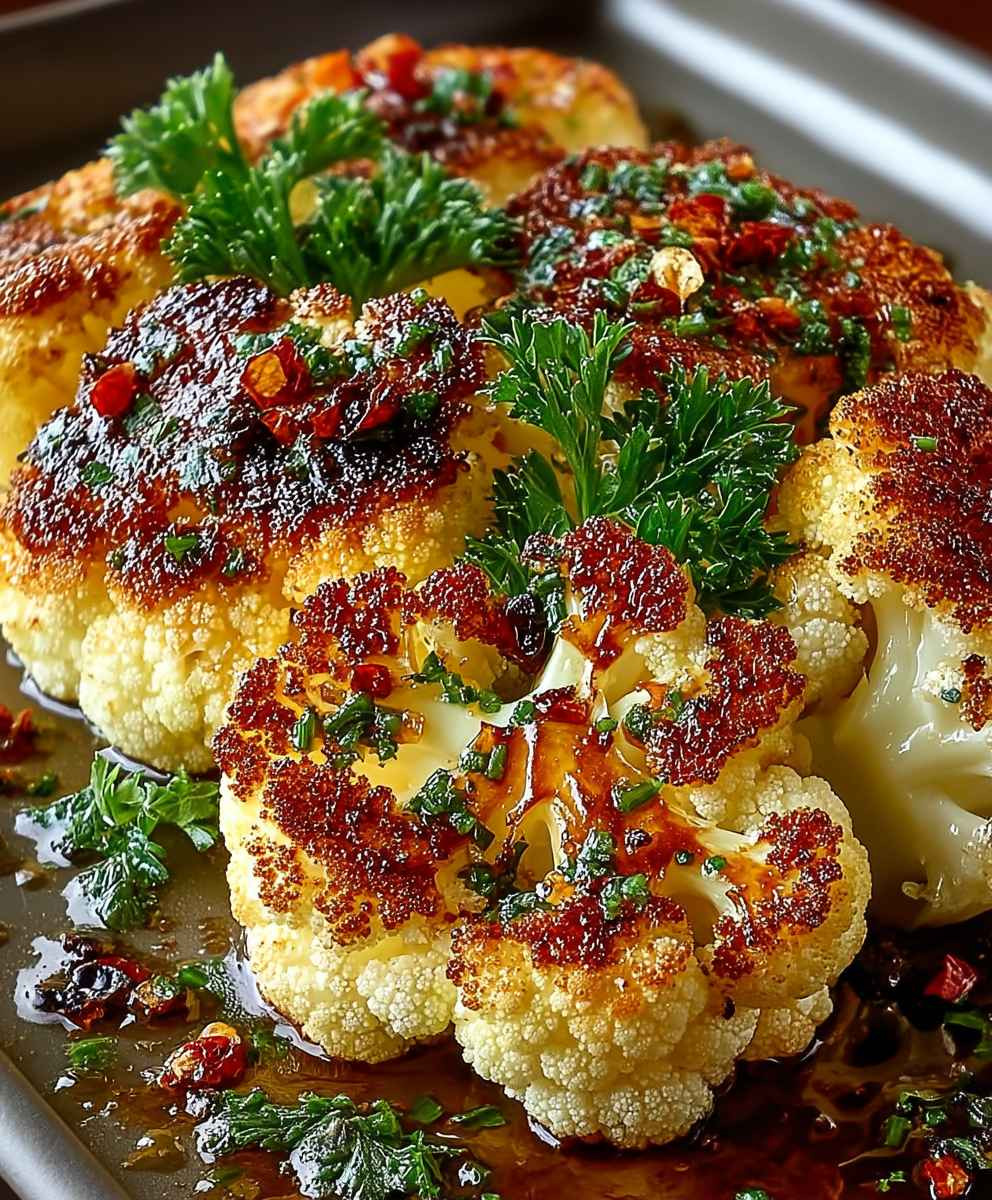 Gerösteter Blumenkohl Backofen