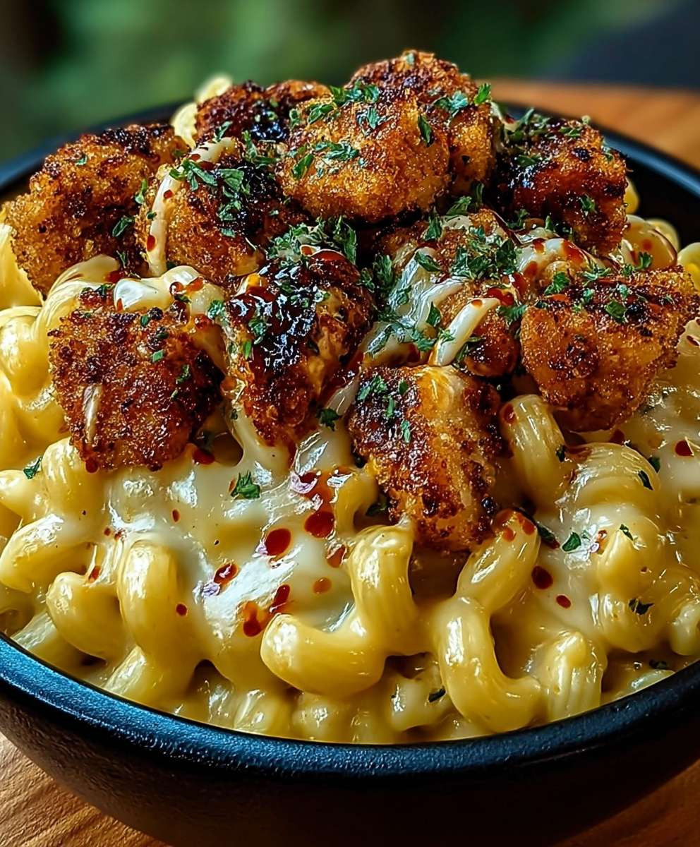 Honig Pfeffer Hähnchen Mac Käse