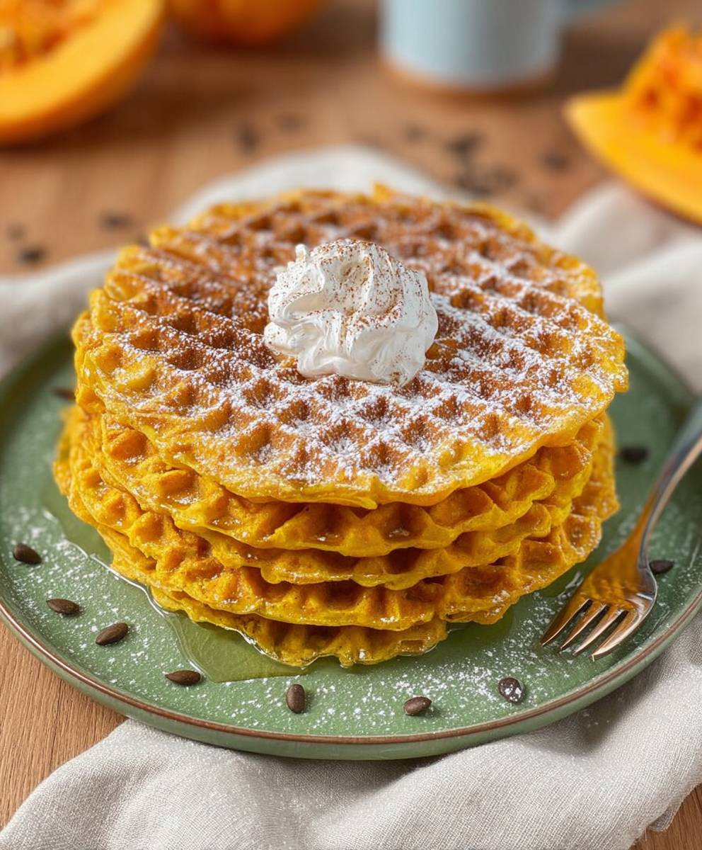 Kürbiswaffeln einfach Thermomix