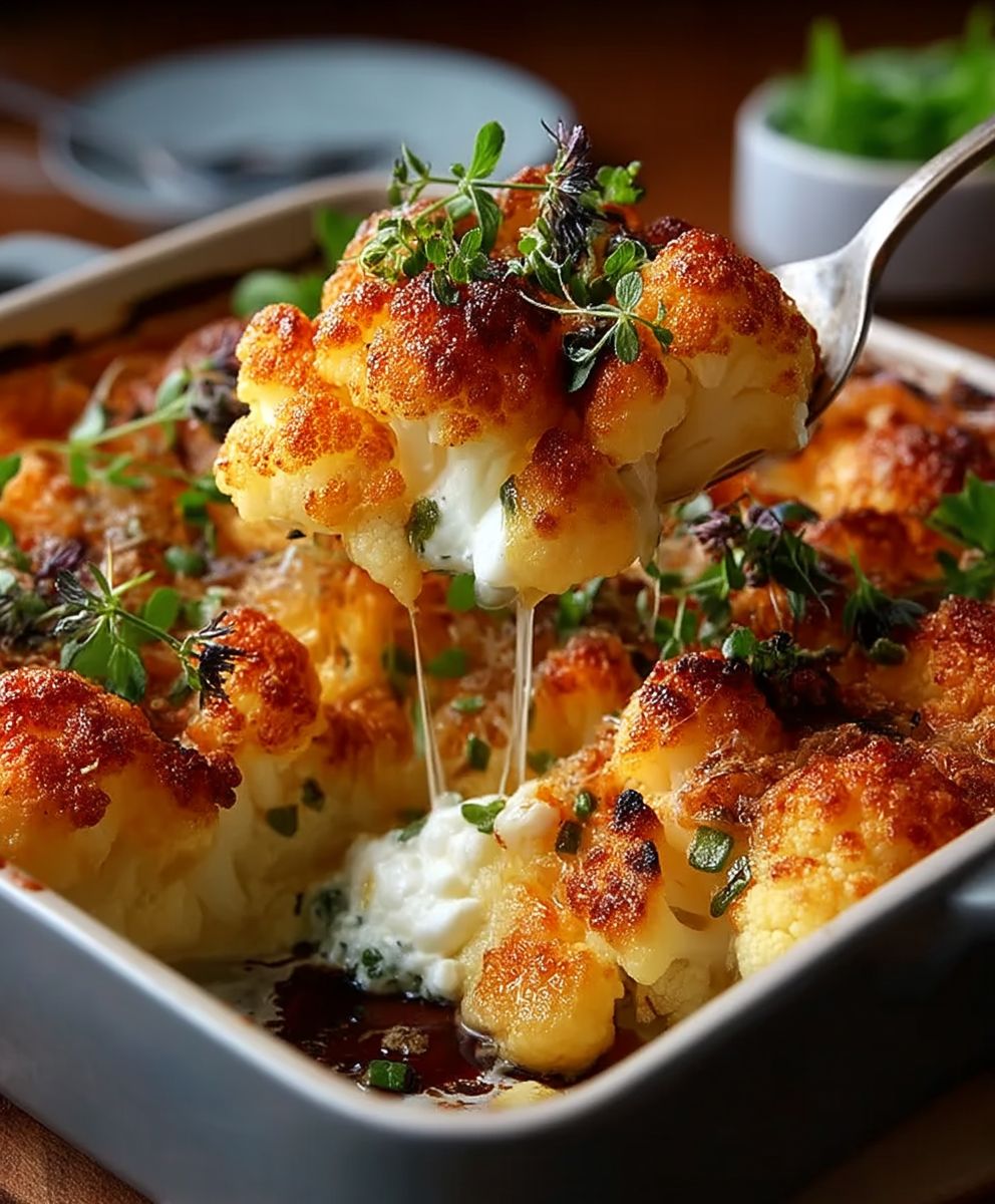Blumenkohl Käse überbacken