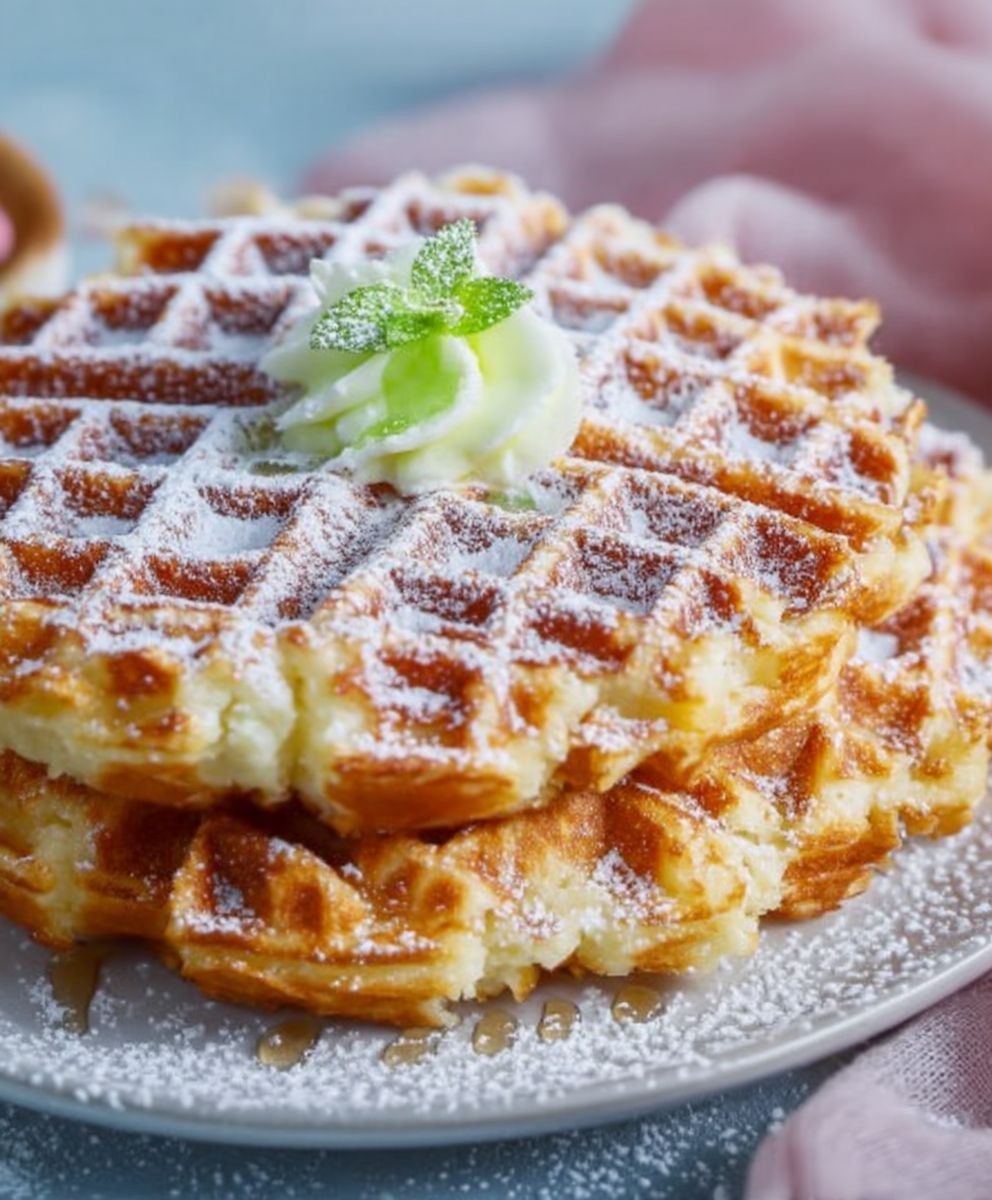 Omas Waffeln backen