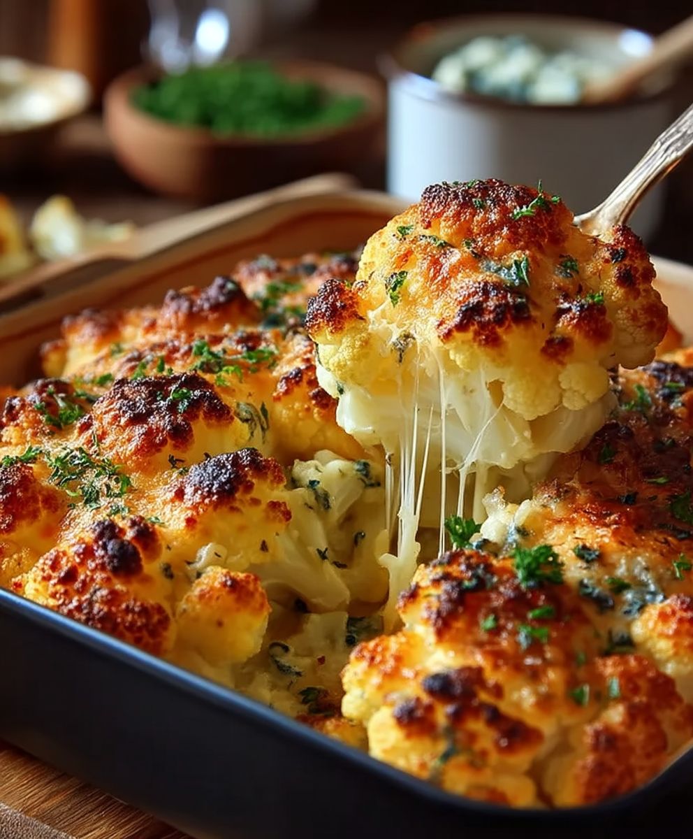 Blumenkohl Käse überbacken