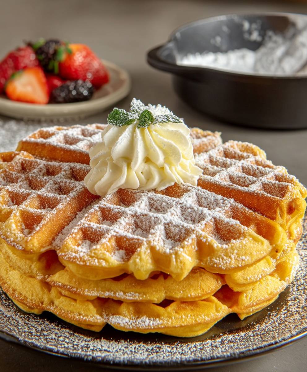 Bester gelingsicherer Waffelteig