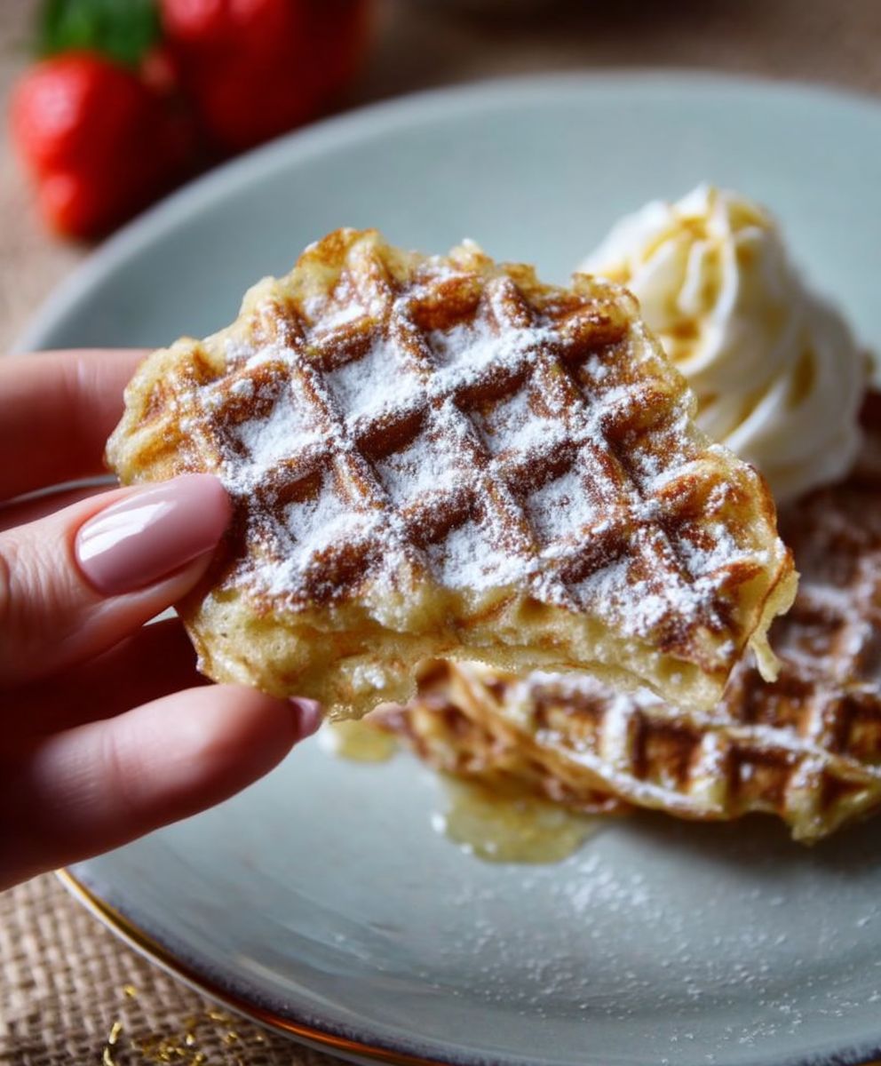 Omas Waffeln backen