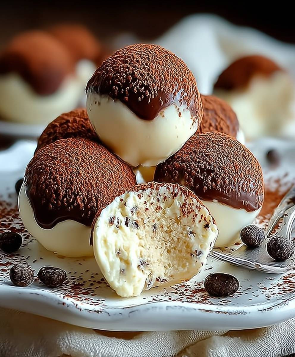 Tiramisu Trüffel einfach selber machen