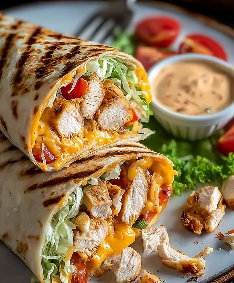 Gegrillter Chipotle Chicken Wrap