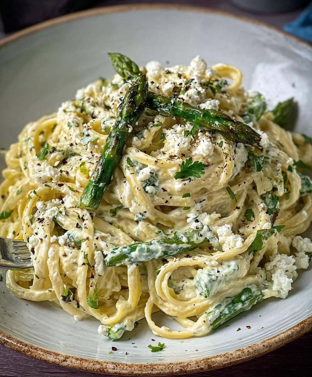 Cremige Zitrone Feta Pasta