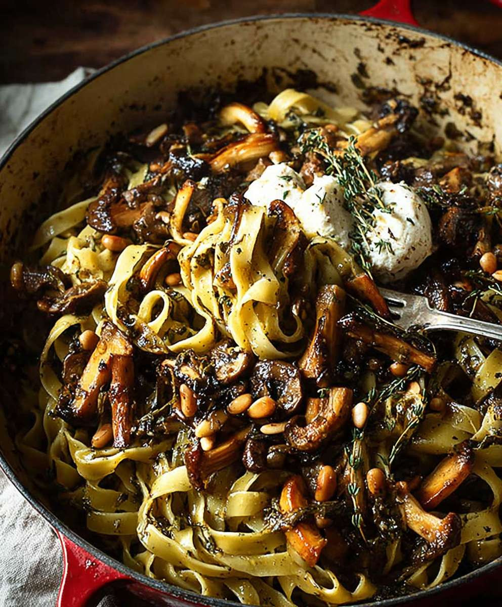Wildpilz Pasta Balsamico