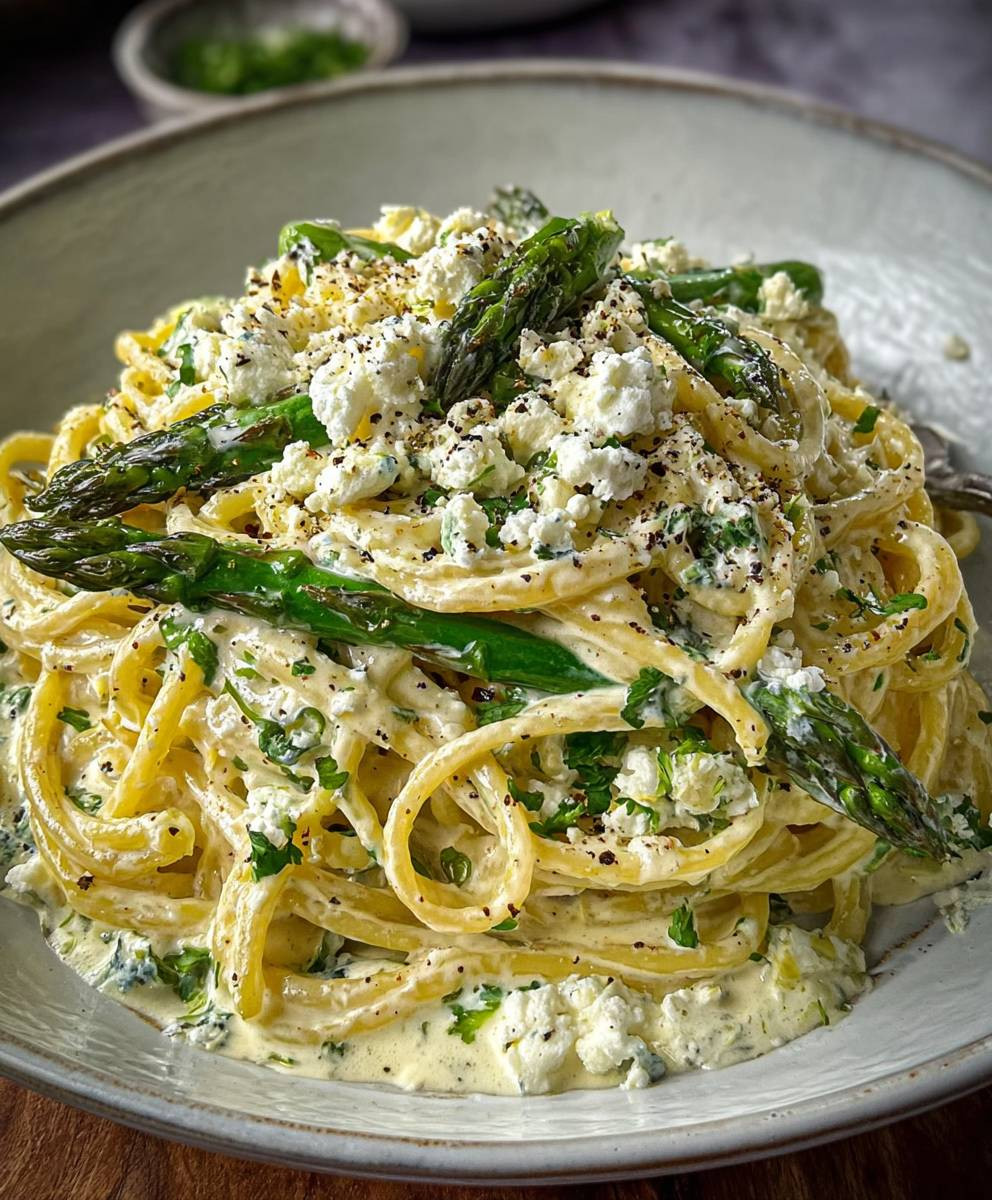 Cremige Zitrone Feta Pasta