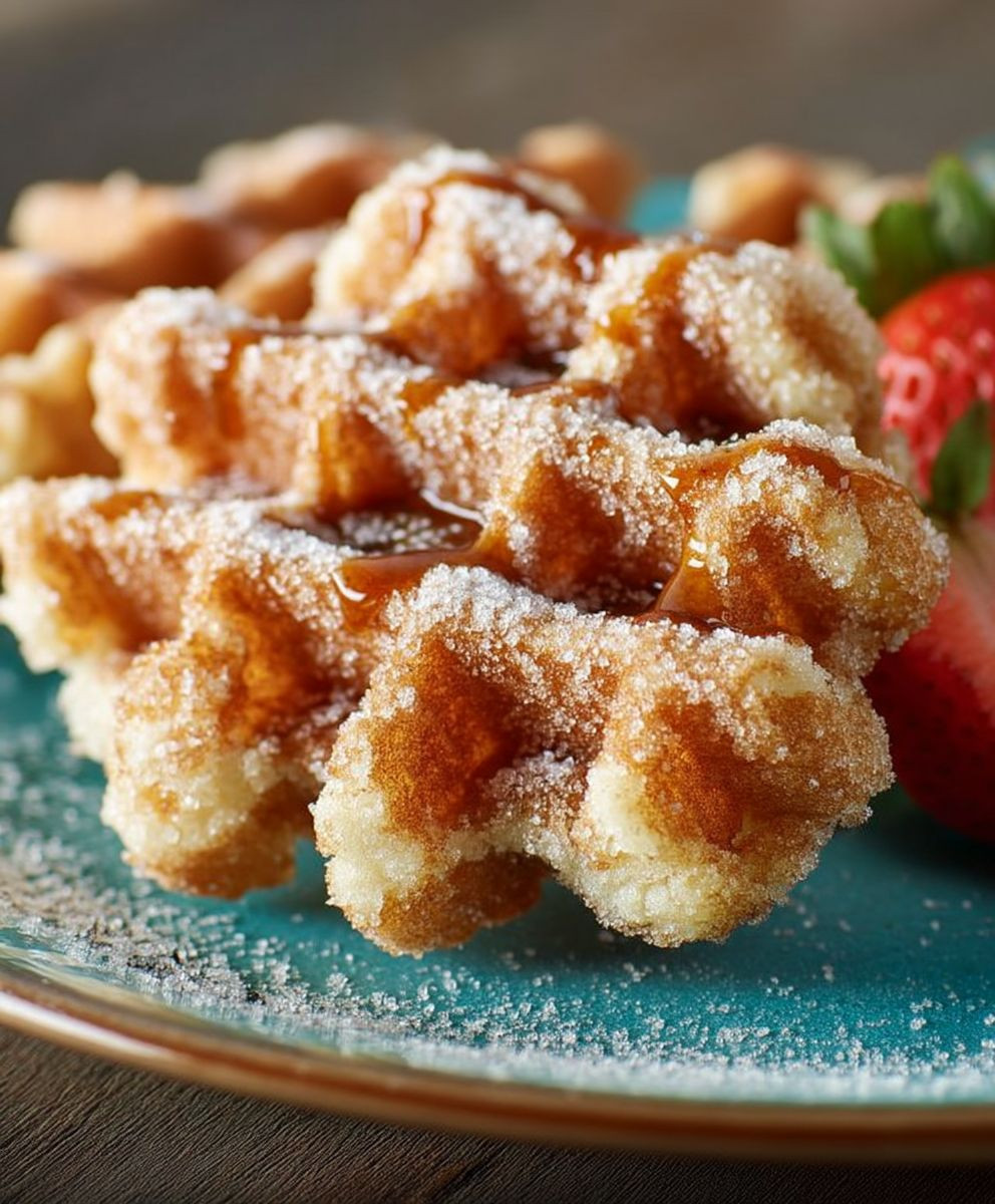 Waffel Churros einfach lecker