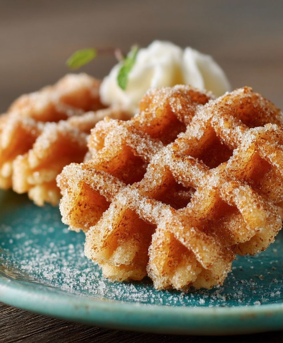 Waffel Churros einfach lecker