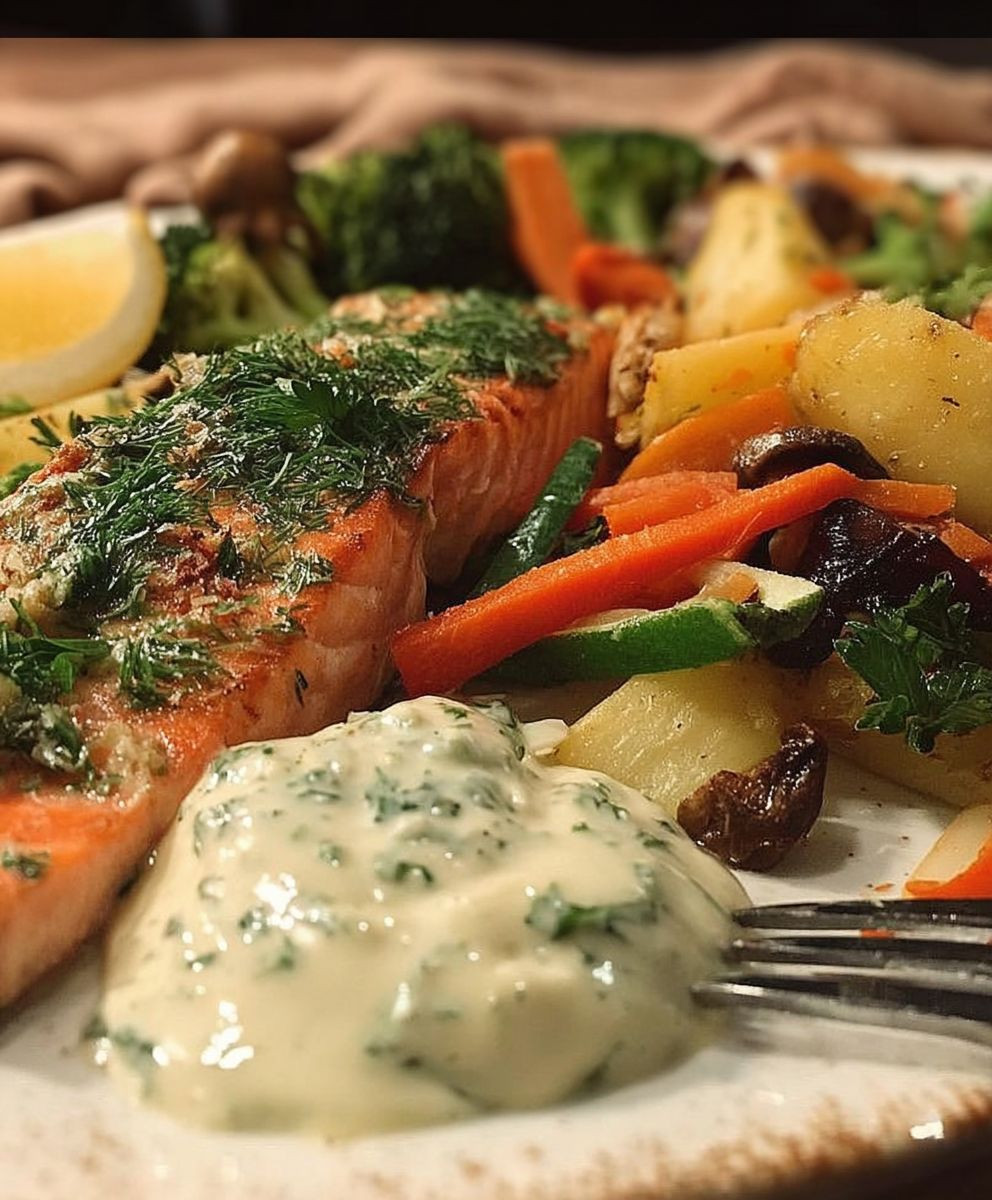Lachs vom Blech einfach