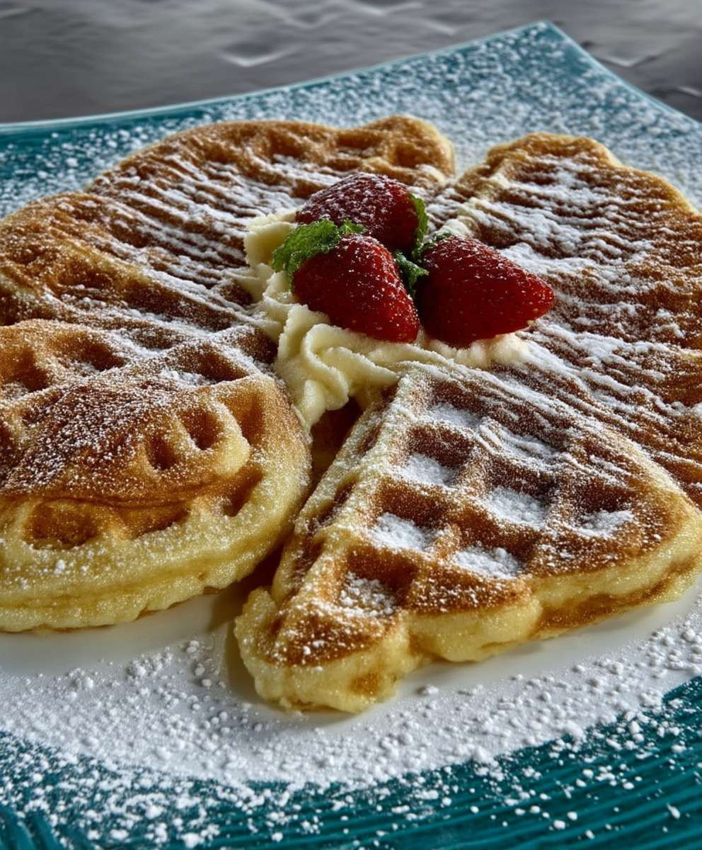 Omas Waffeln backen