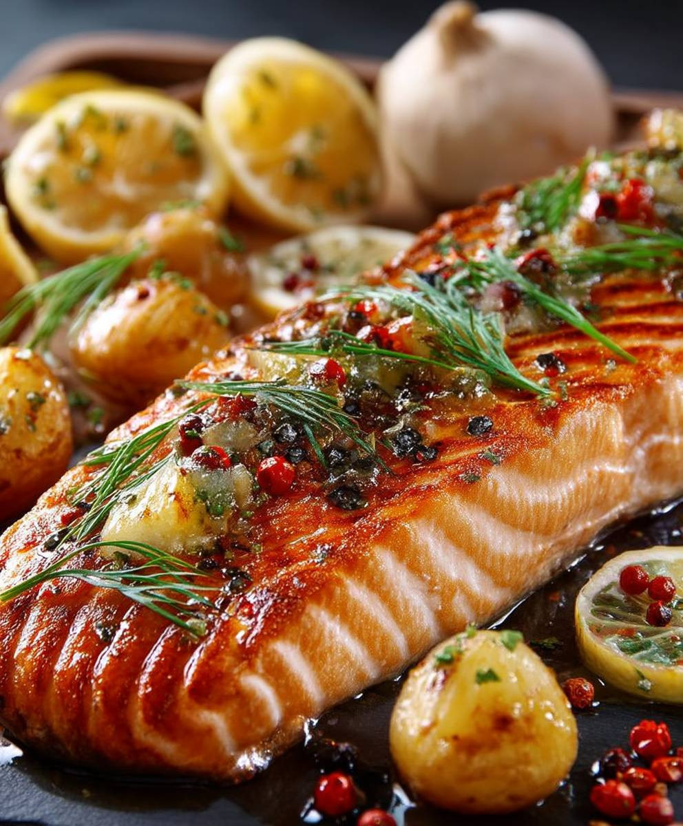 Ofen Lachs schnell zubereiten