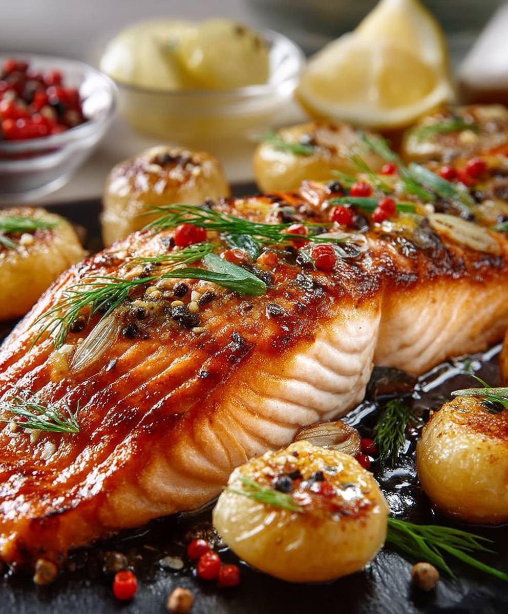 Ofen Lachs schnell zubereiten
