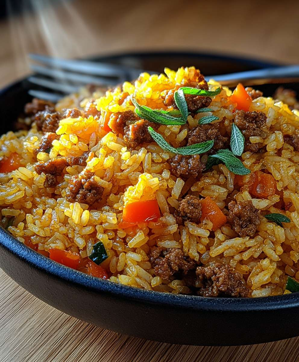 Curryreis mit Hackfleisch einfach