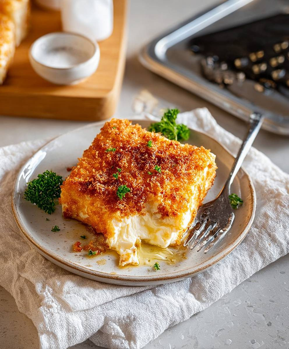 Panierter Feta Airfryer