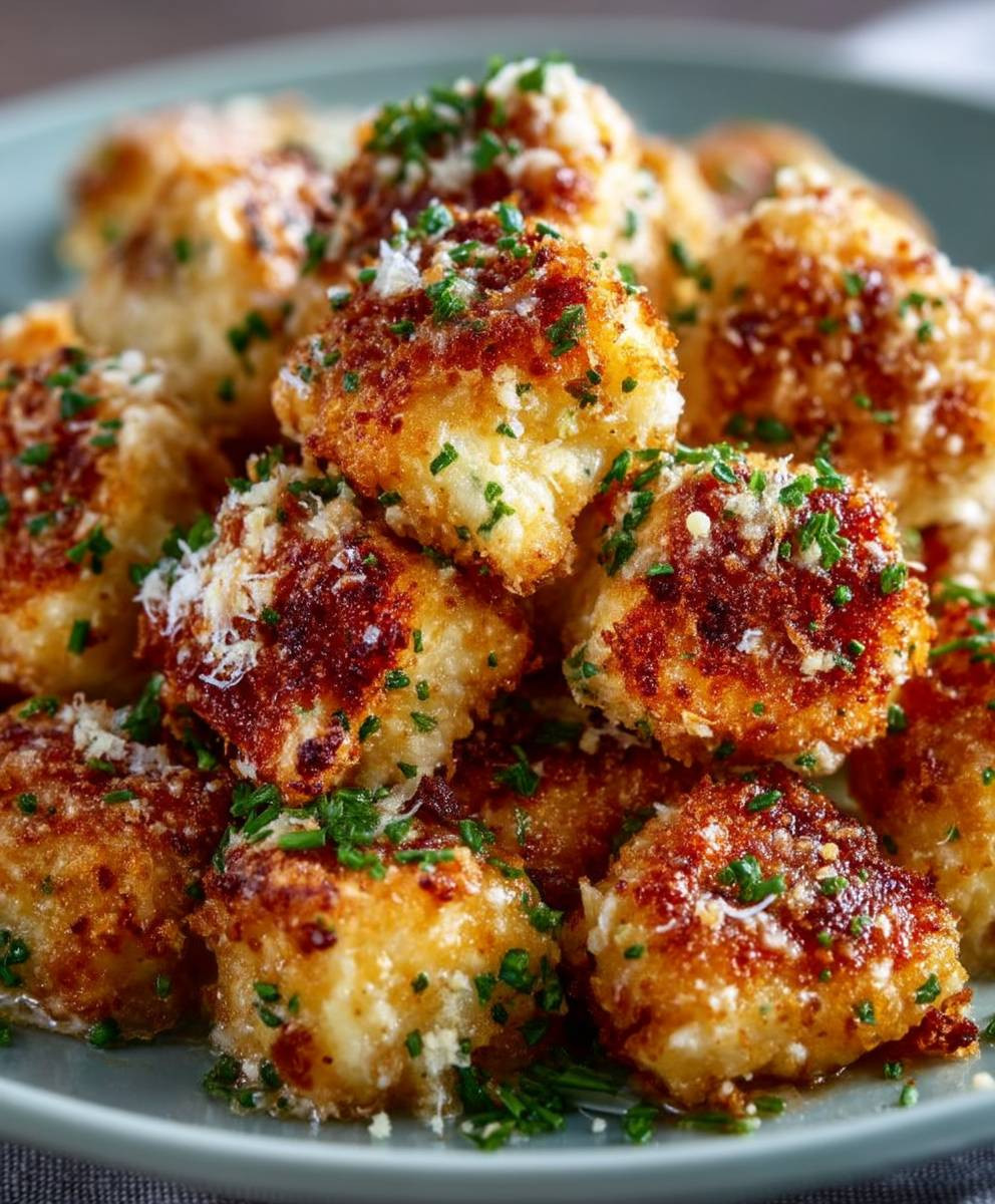 Airfryer Knoblauch Parmesan Hähnchenbissen