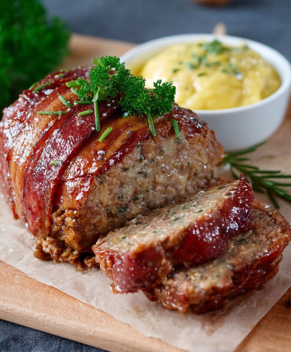 Heißluftfritteuse Hackbraten