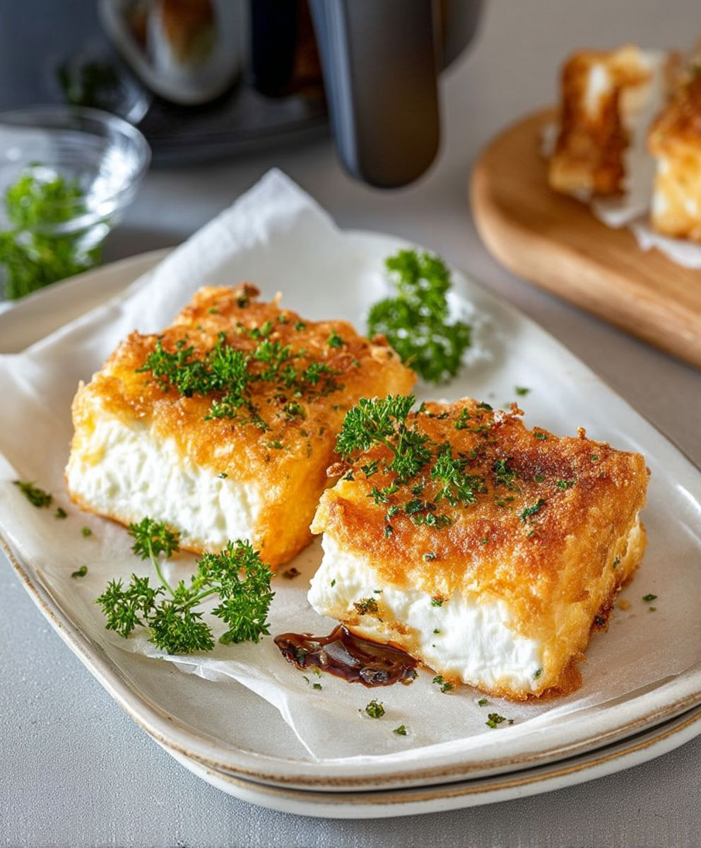 Airfryer Feta knusprig zubereiten