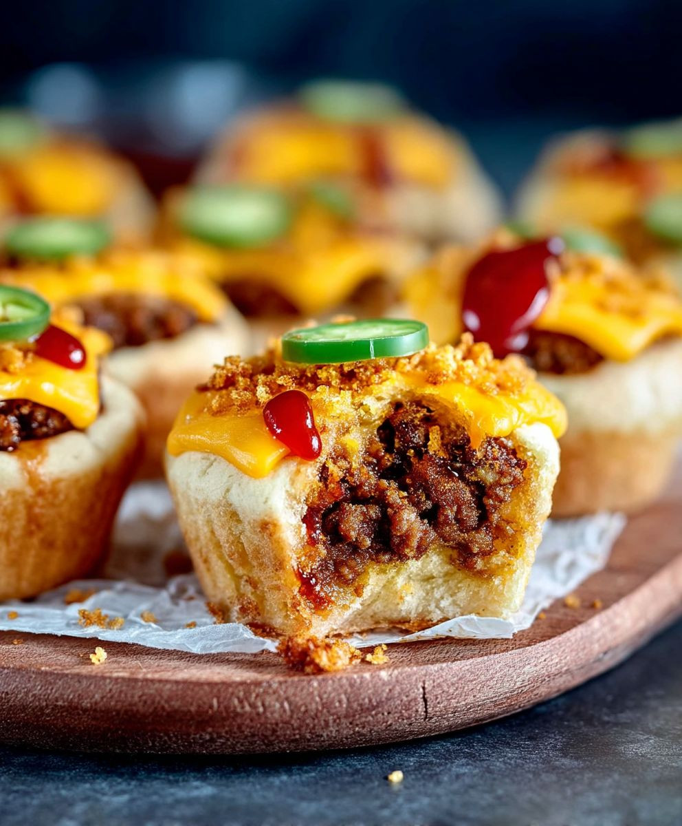 Cheeseburger Muffins einfach