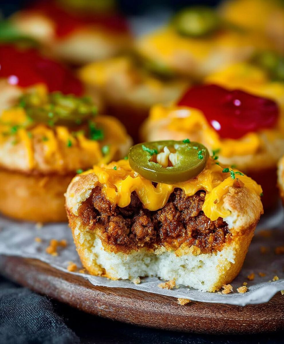 Cheeseburger Muffins einfach