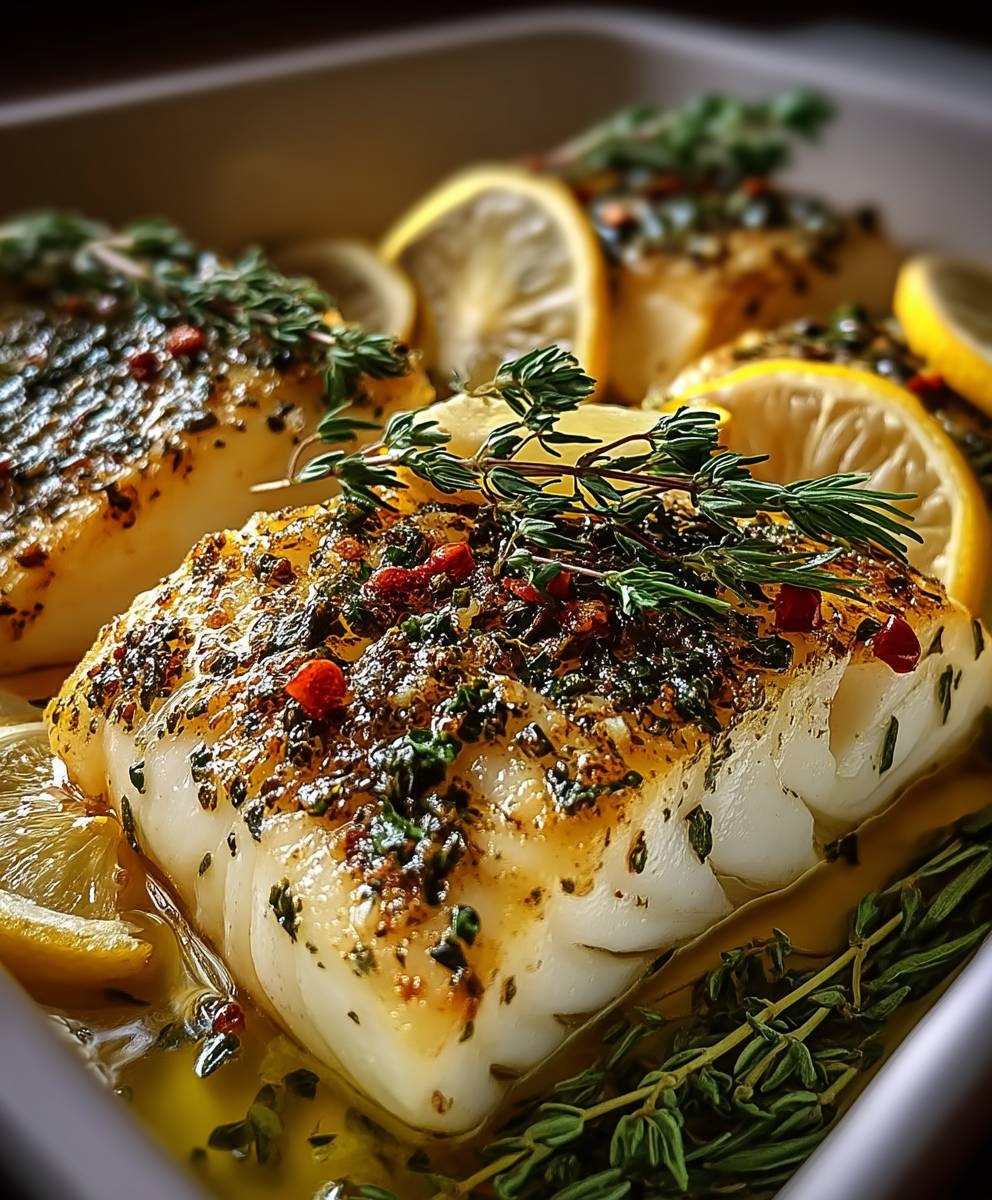 Ofenfisch Kräuter Zitrone