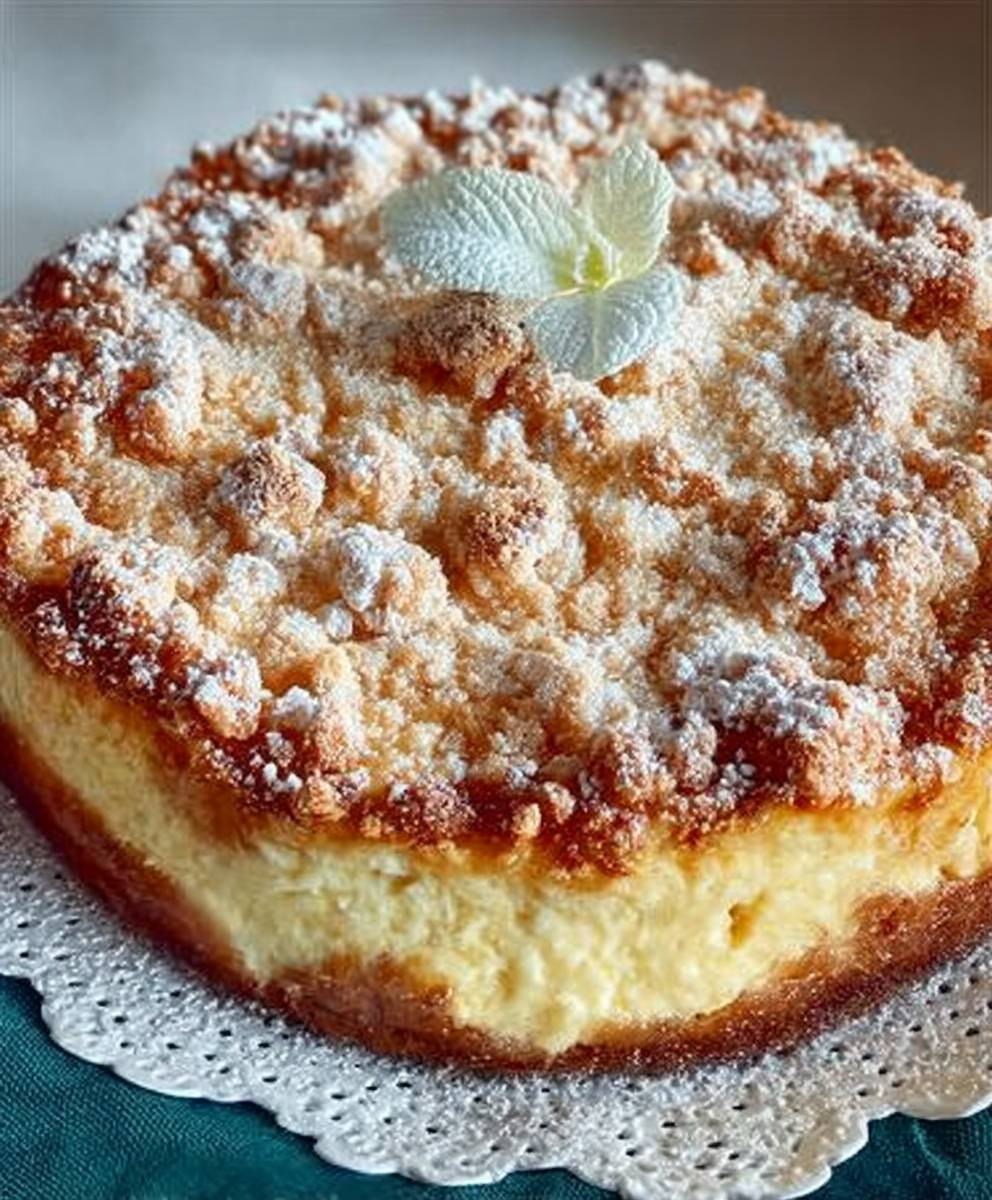 Pudding Streuselkuchen backen