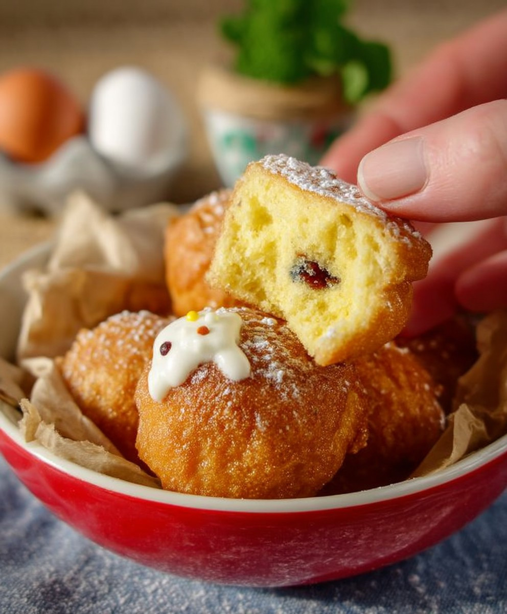Quarkbällchen Airfryer Karneval